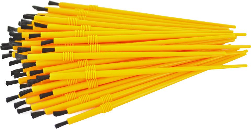 Bulk Pack of 85 - 1/4" Brushes