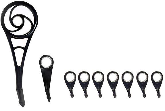 American Tackle Black Airwave Spinning Guide Set for Fishing Rods – Custom  Rod Components