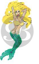 Mermaid (Blonde) Decal