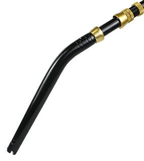 PacBay Curved Black/Gold Aluminum Heavy Duty Trolling Butt