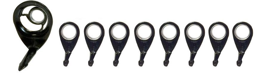 American Tackle Black Airwave Casting Guide Set for Fishing Rods ...