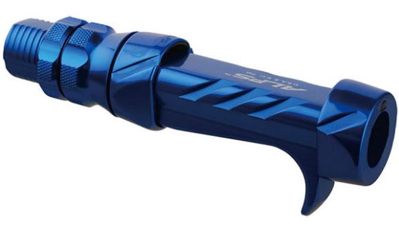 alps cobalt blue triangle fly reel seat Alps Single Trigger Aluminum Reel Seat – Custom Rod Components